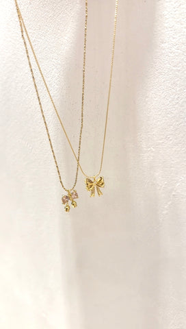 Maddison Bow Necklace